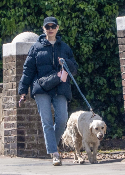 Holly Willoughby Out with Her Dog, May 2025