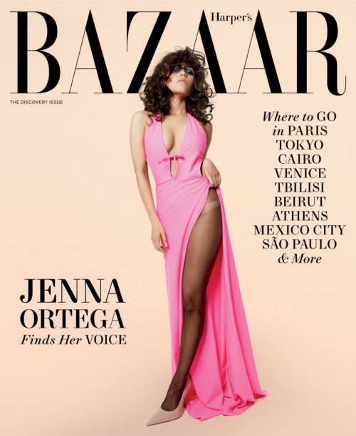 Jenna Ortega in Harper’s Bazaar summer issue, May 2025