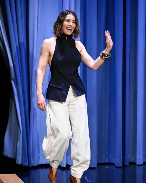 Jessica Biel at Tonight Show Starring Jimmy Fallon, May 2025 5