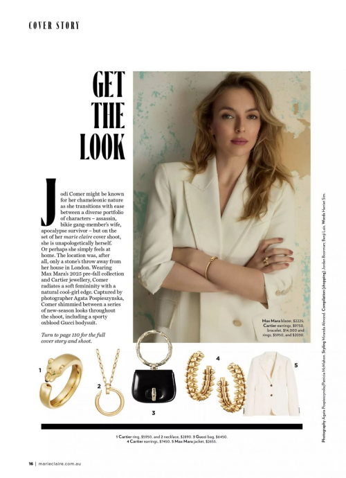 Jodie Comer in Marie Claire Australia, June 2025 15