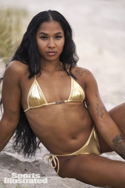 Jordan Chiles for Sports Illustrated Swim Spread, May 2025 42