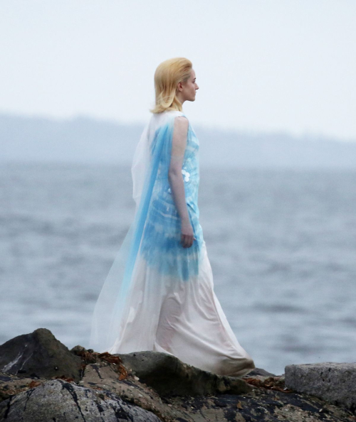 Julia Garner on Set of Fantastic 4 in Los Angeles, May 2025