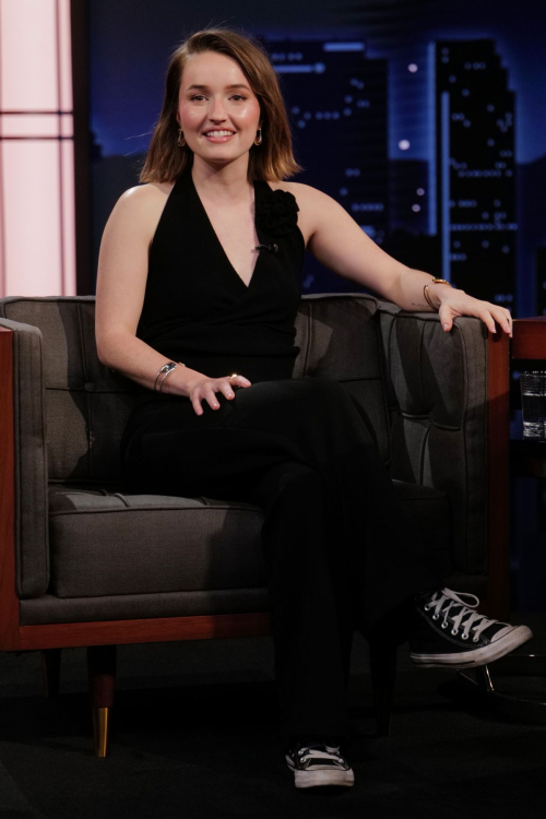 Kaitlyn Dever on Jimmy Kimmel Live, May 2025