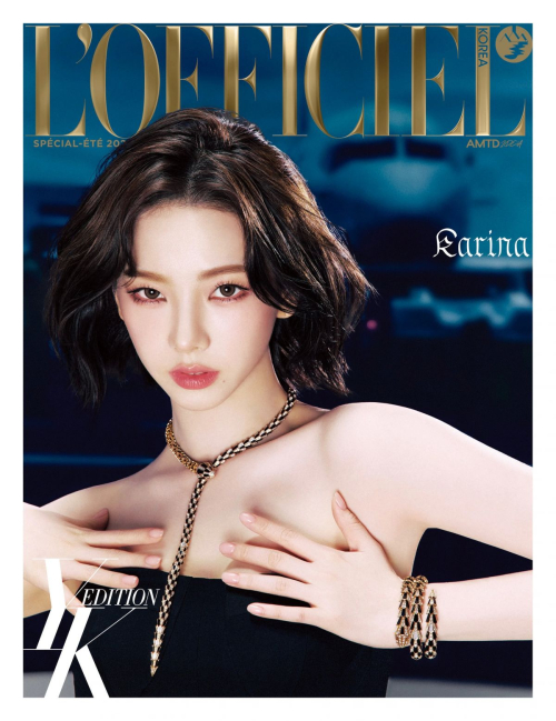 Karina for L’Officiel YK summer issue, May 2025