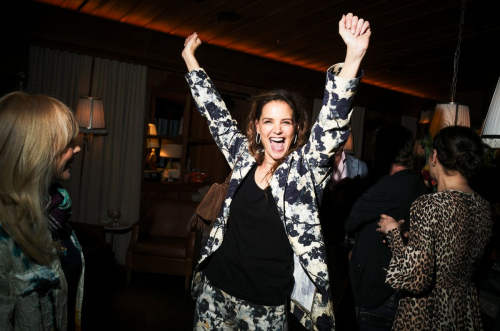 Katie Holmes at Game Night for Poker Face Season 2 NYC, May 2025 2