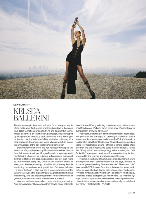 Kelsea Ballerini in Elle Magazine, May 2025 2