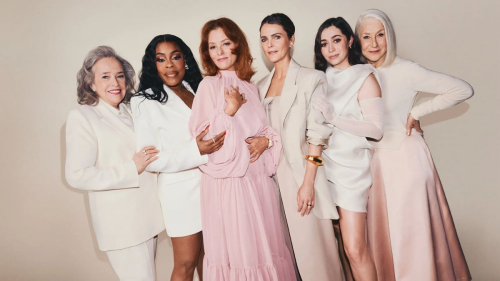Keri Russell Cristin Milioti Helen Mirren roundtable, May 2025 7