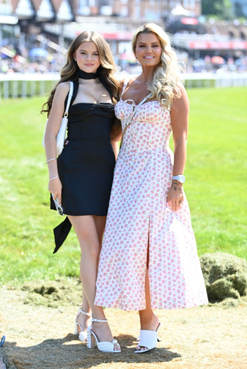 Kerry Katona with Heidi at Chester Cup Day Racecourse, May 2025