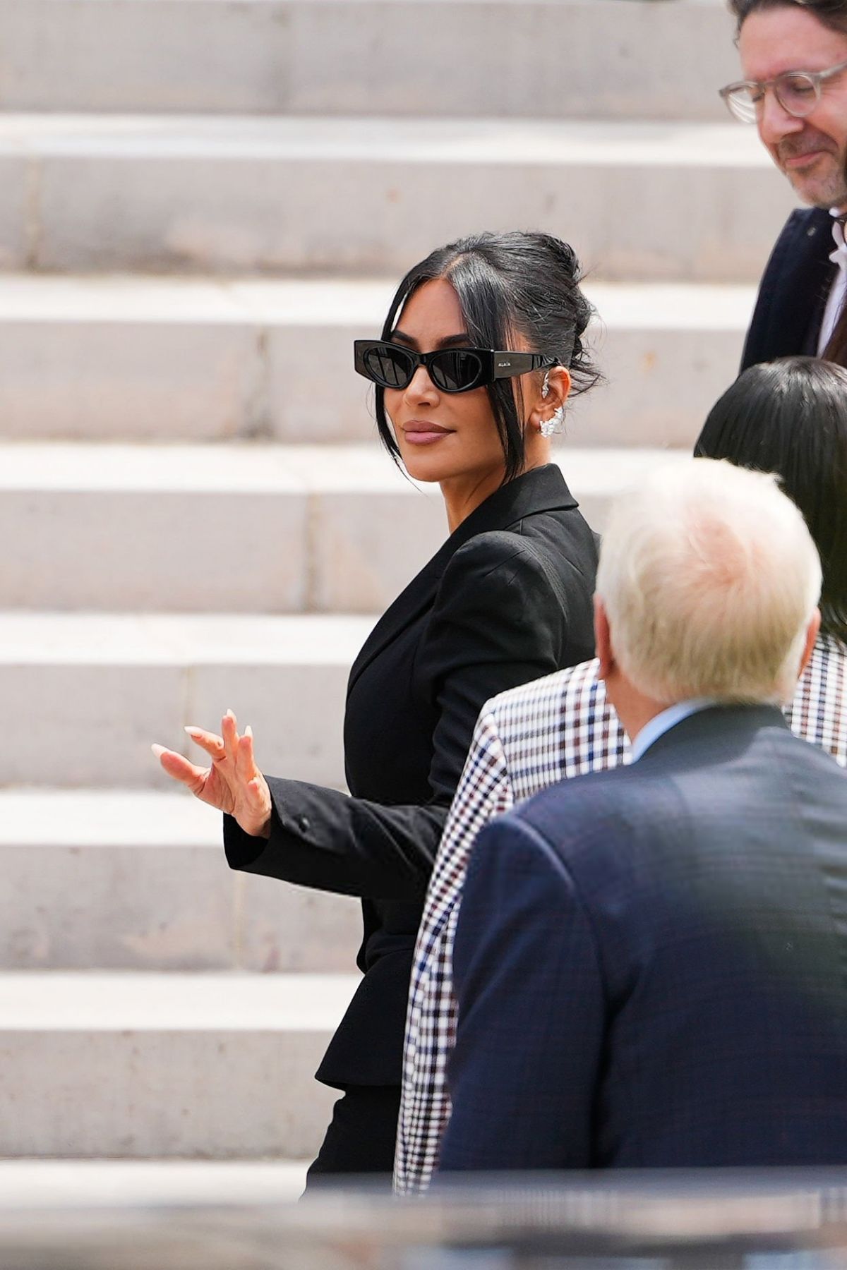 Kim Kardashian at Court of Justice in Paris, May 2025