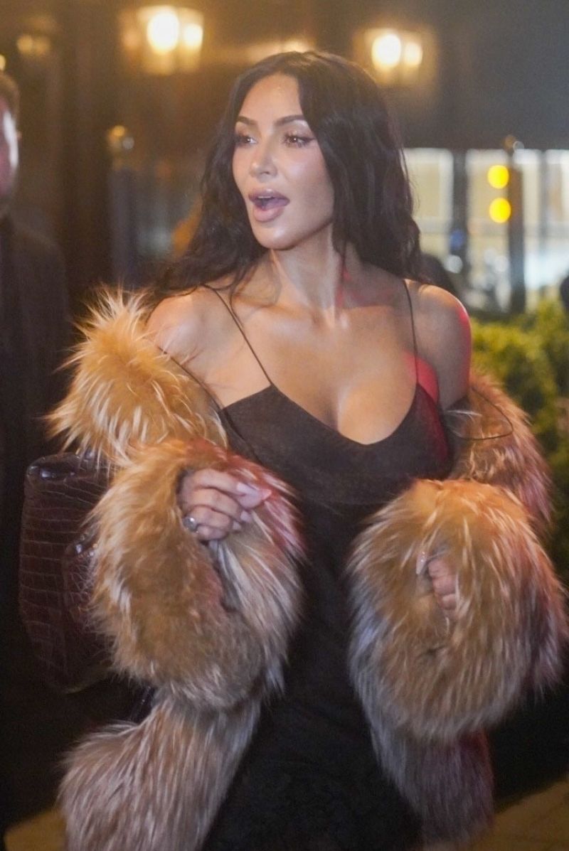 Kim Kardashian Leaves Le Voltaire Restaurant, May 2025