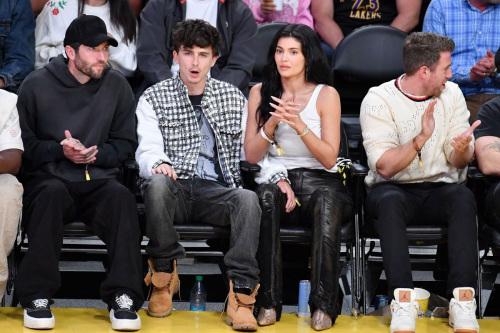 Kylie Jenner and Timothee Chalamet at NBA Playoffs, April 2025 2