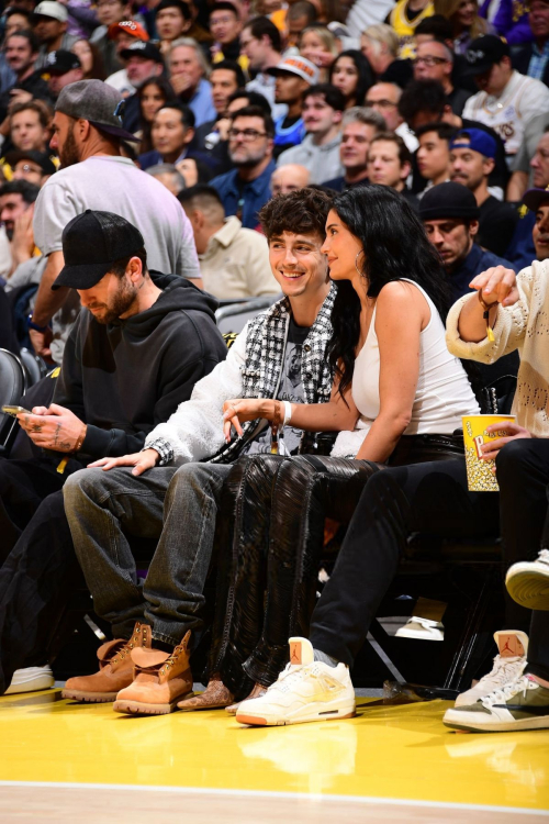Kylie Jenner and Timothee Chalamet at NBA Playoffs, April 2025 3