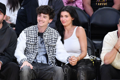 Kylie Jenner and Timothee Chalamet at NBA Playoffs, April 2025 4
