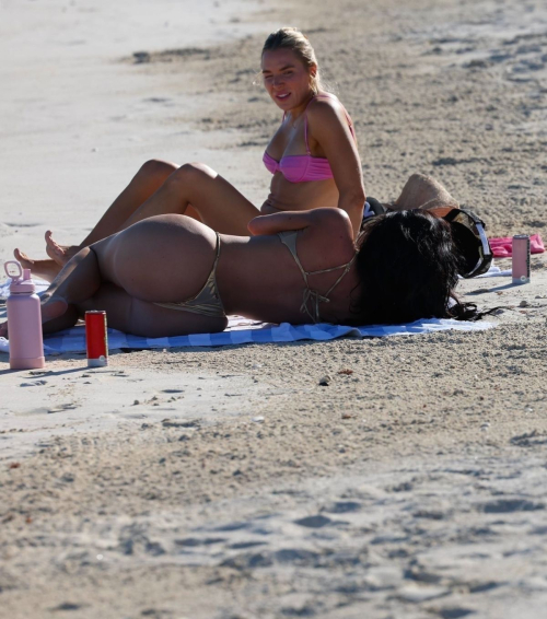 Kylie Jenner in Gold Bikini on Holiday, May 2025 9