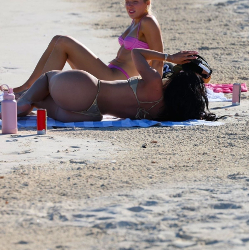 Kylie Jenner in Gold Bikini on Holiday, May 2025 8