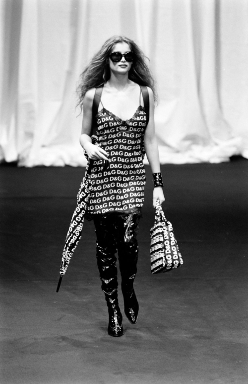 Laetita Casta at D&G Ready to Wear Show, March 1995 11