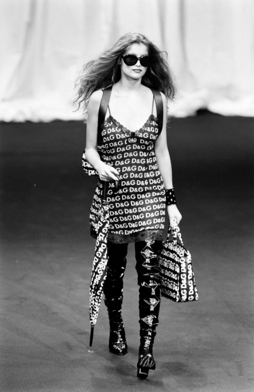 Laetita Casta at D&G Ready to Wear Show, March 1995 7