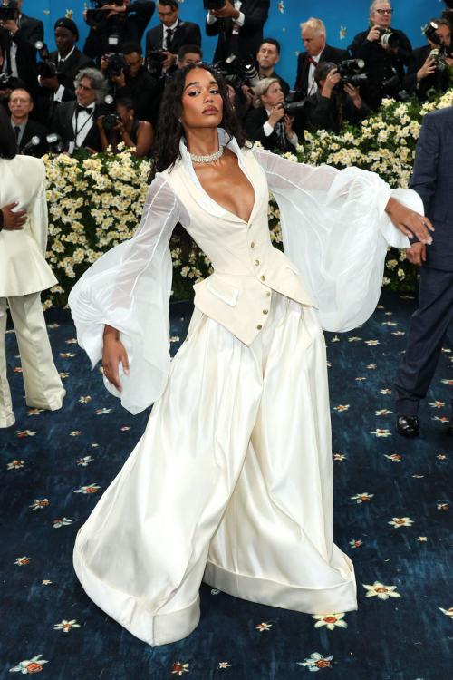 Laura Harrier Met Gala Superfine Red Carpet NYC, May 2025 2