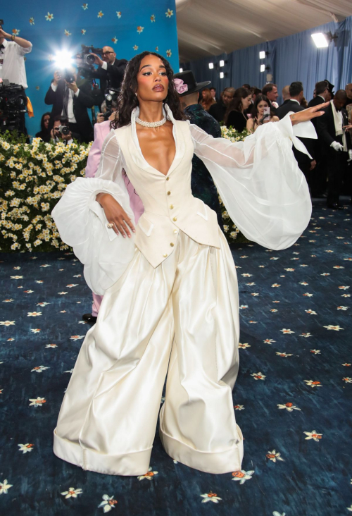 Laura Harrier Met Gala Superfine Red Carpet NYC, May 2025 5