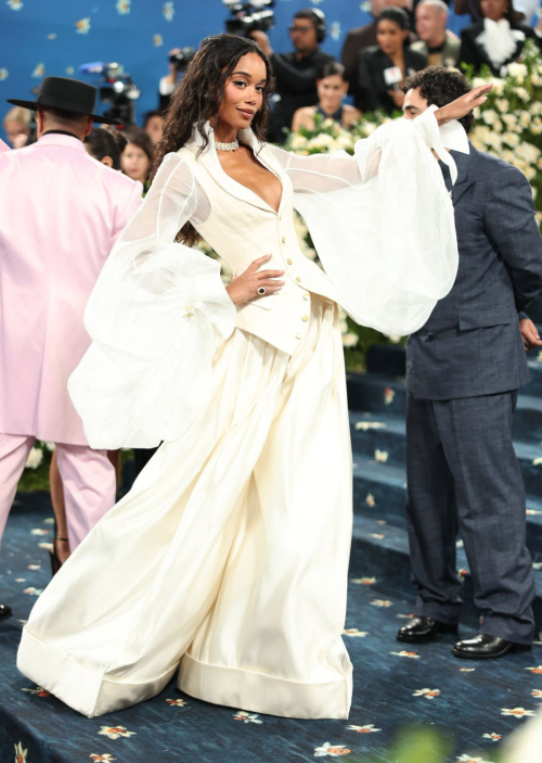 Laura Harrier Met Gala Superfine Red Carpet NYC, May 2025 6