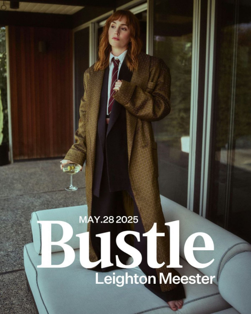 Leighton Meester for Bustle cover story, May 2025