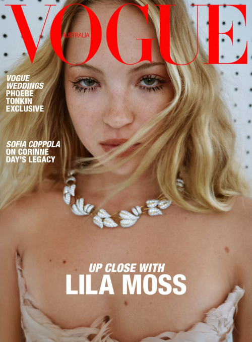 Lila Grace Moss for Vogue Australia, June 2025
