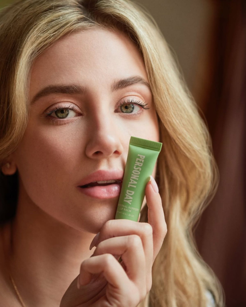 Lili Reinhart Emotional Support Lip Balm, May 2025 4