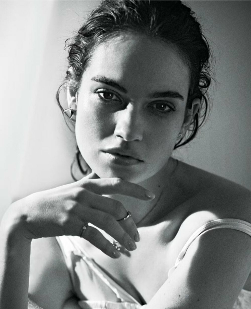 Lily James Black and White Portraits, May 2025 1