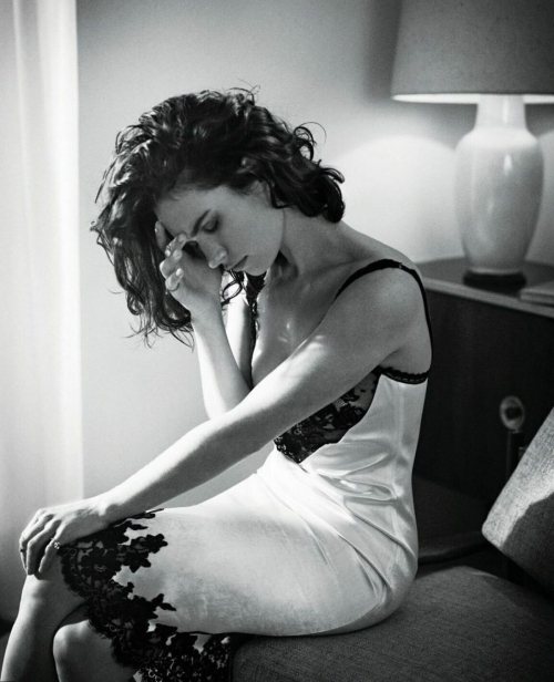 Lily James Black and White Portraits, May 2025 2