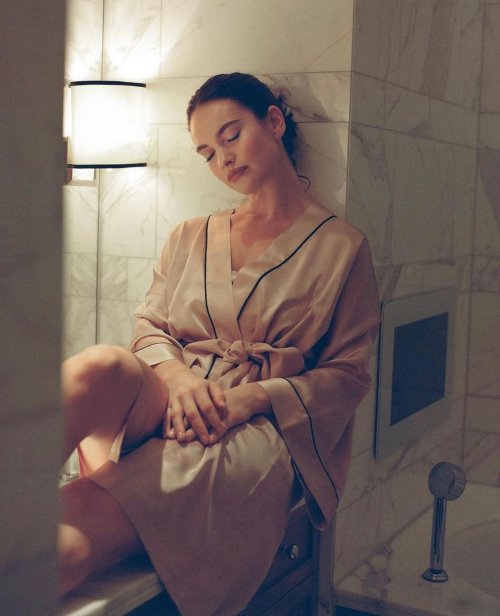 Lily James for Olivia von Halle Campaign, Spring 2025