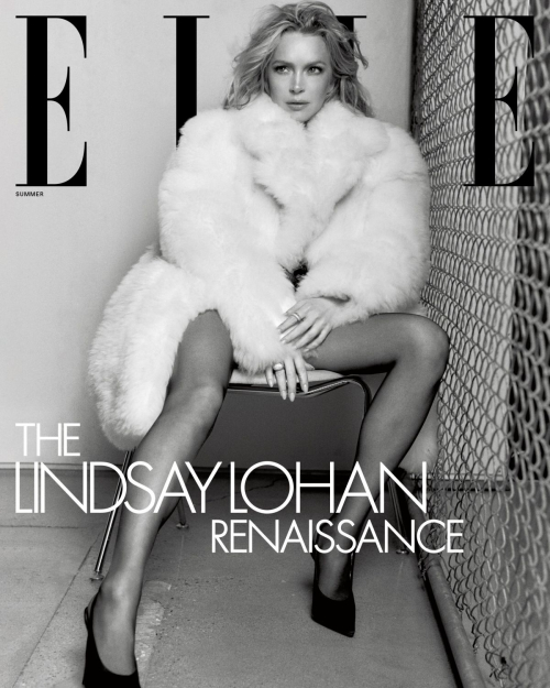 Lindsay Lohan Featured in Elle Magazine, Summer 2025