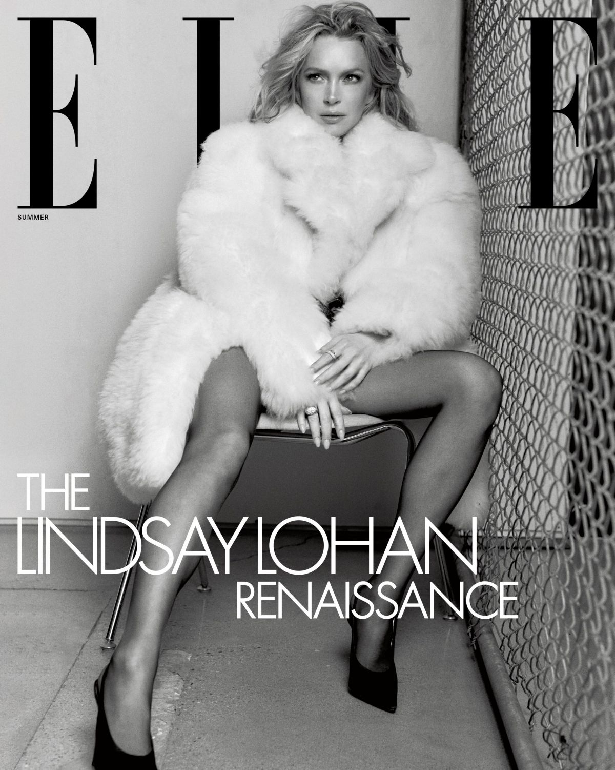 Lindsay Lohan Featured in Elle Magazine, Summer 2025