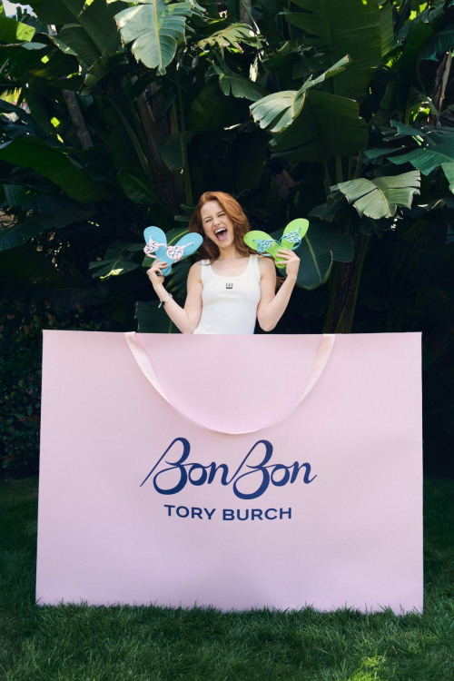 Madelaine Petsch in Tory Burch BonBon Collab, Summer 2025 2