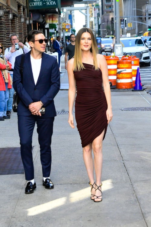 Meghann Fahy on Stephen Colbert Show, May 2025 5