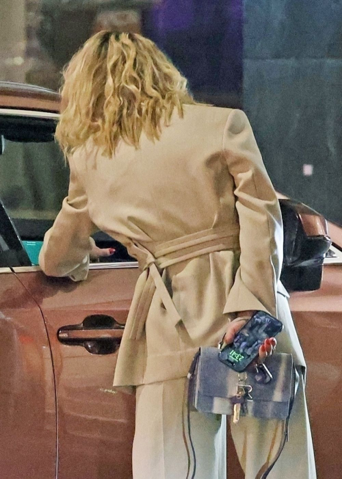 Michelle Hunziker Arrives at Her Home, May 2025 1