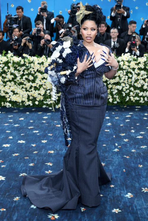 Nicki Minaj Met Gala Superfine Dress NYC, May 2025 3