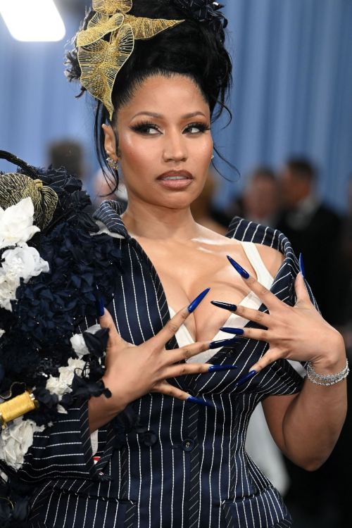 Nicki Minaj Met Gala Superfine Dress NYC, May 2025 5