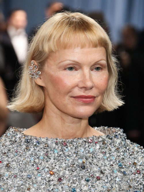 Pamela Anderson at 2025 Met Gala Celebrating Superfine, May 2025 2