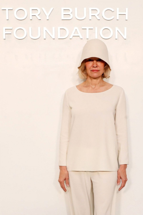 Pamela Anderson at Tory Burch Foundation Breakfast, May 2025