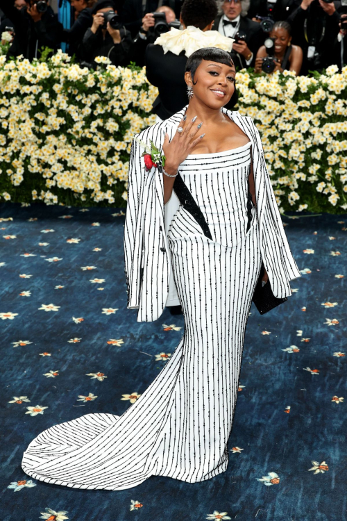 Quinta Brunson Met Gala Superfine Look NYC, May 2025