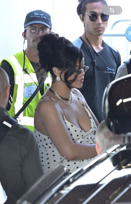 Rihanna Arrives at Nice Airport Cannes Festival, May 2025 1