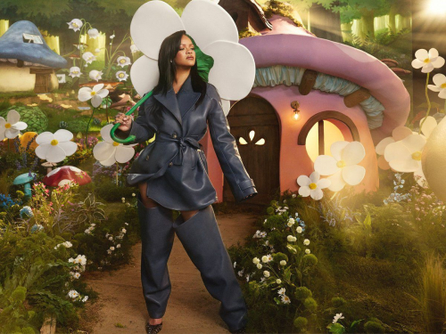 Rihanna in The Smurfs Movie Promo Photos, 2025 1
