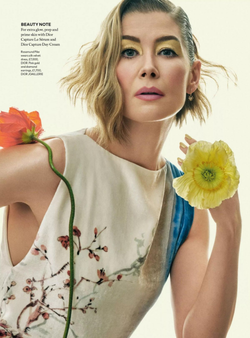 Rosamund Pike in Harper’s Bazaar UK, June 2025