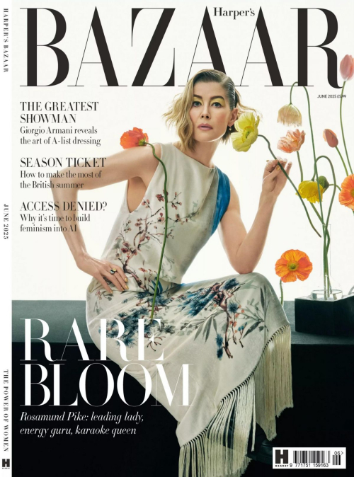 Rosamund Pike in Harper’s Bazaar UK, June 2025 13