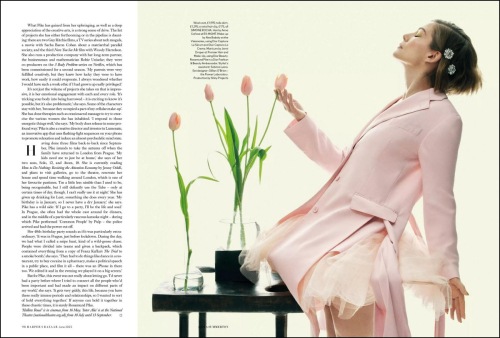 Rosamund Pike in Harper’s Bazaar UK, June 2025 1