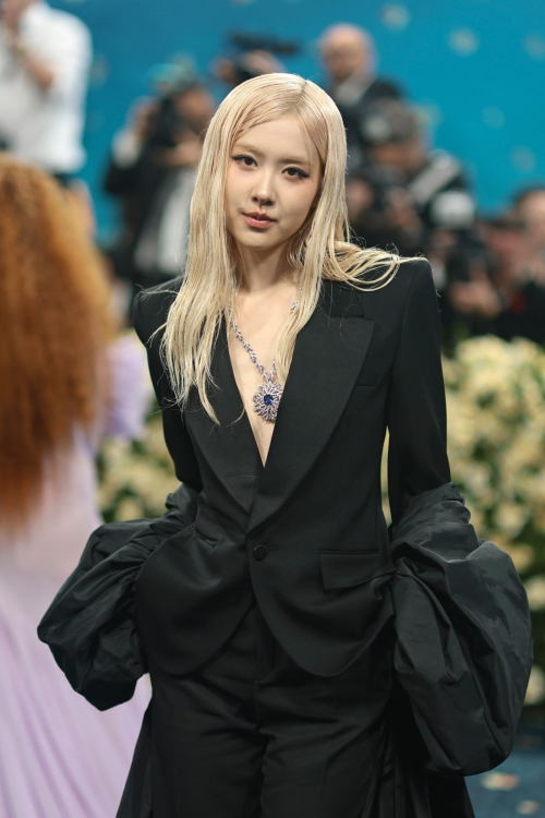 Rose at 2025 Met Gala Celebrating Superfine, May 2025