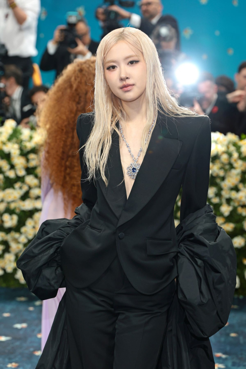 Rose at 2025 Met Gala Celebrating Superfine, May 2025 5