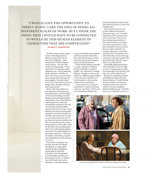 Scarlett Johansson in Deadline Magazine Feature, May 2025 4