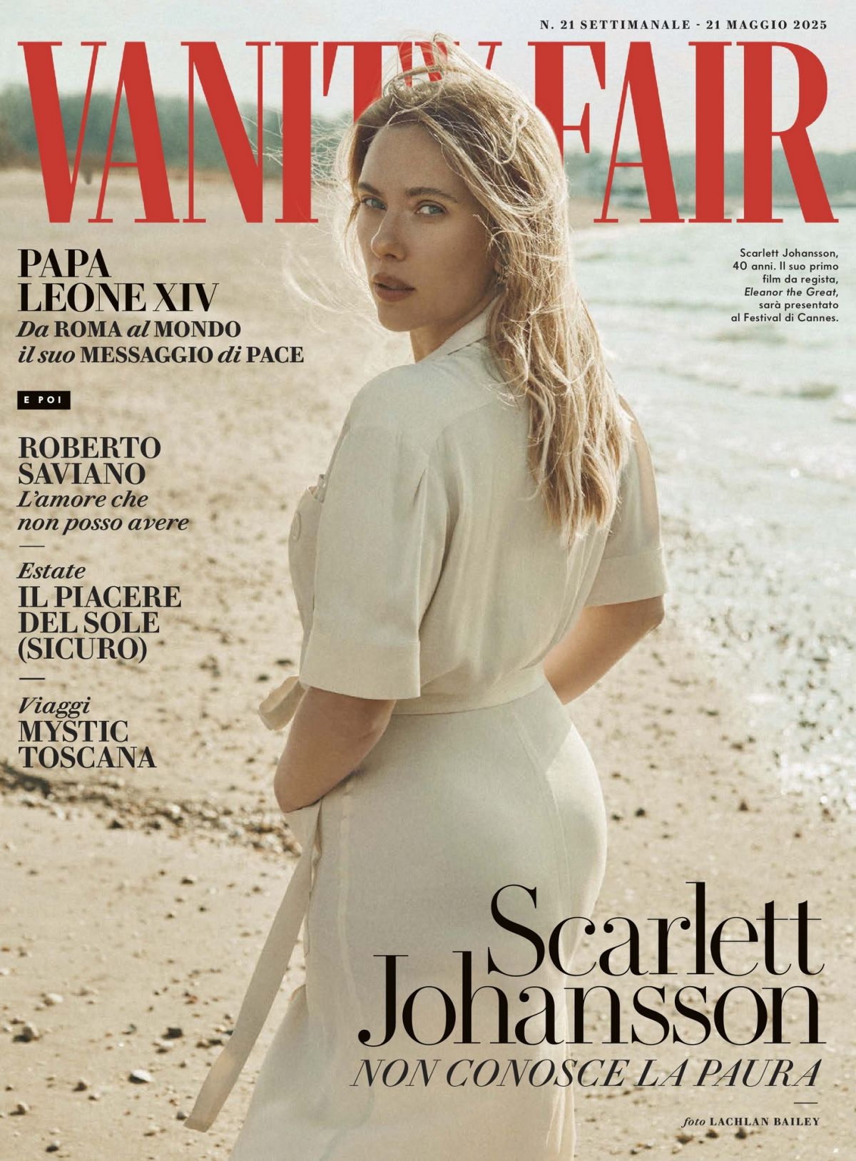 Scarlett Johansson in Vanity Fair Italy, May 2025