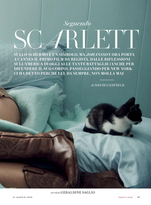 Scarlett Johansson in Vanity Fair Italy, May 2025 7